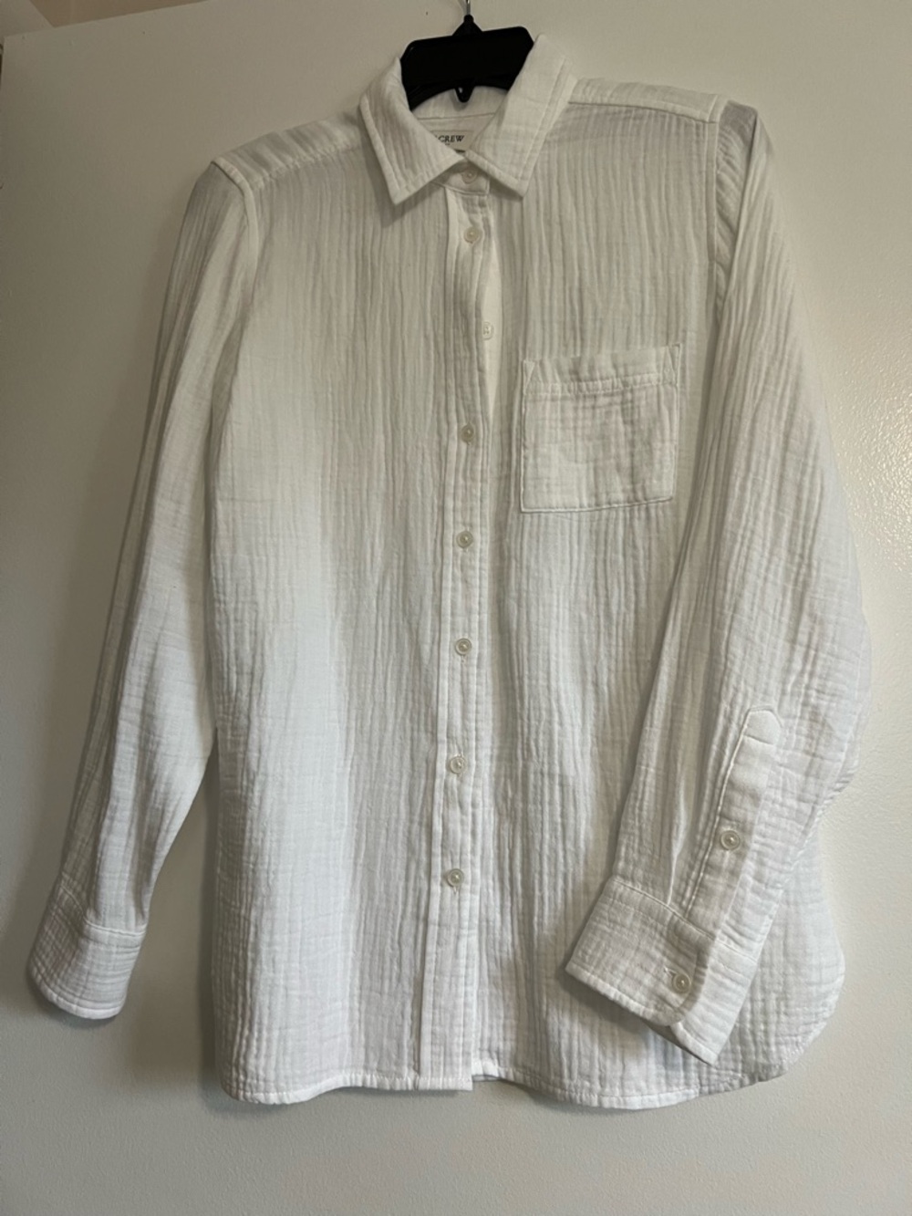 JCrew Factory Women’s Double Gauze Button Down Shirt